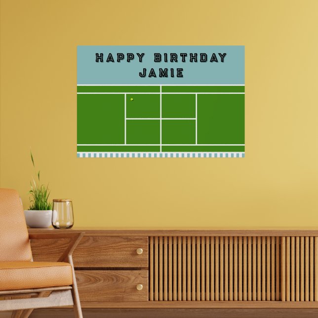 Poster Tennis Anniversaire (Salon 2)