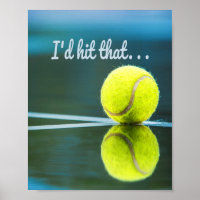 Tennis-ball je frappais ce cadeau drôle