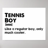 Tennis Boy Drôle Définition Tennis Lover