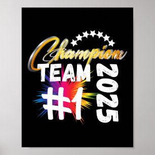Poster Tennis de table Dminton Volleyll Golf Handll Champ