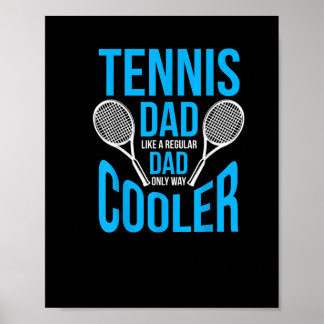 Poster Tennis funny cute fars day