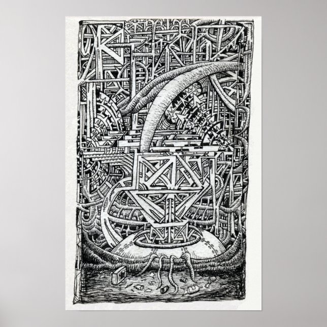 Poster Tentacle Tank de Brian Benson (Devant)