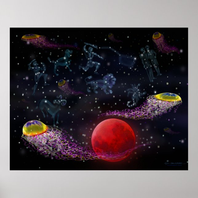 Poster Tentacles d'Imaginaire spatial (Devant)
