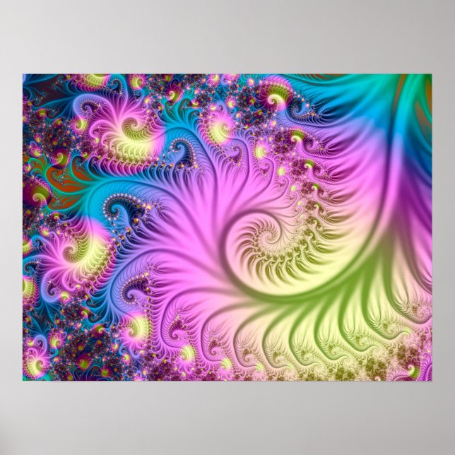 Poster Tentacles fractaux (Devant)