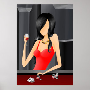 Poster "Tentation" Reine du jeu