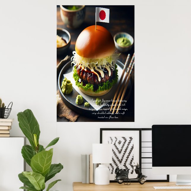 Poster Tentation Tokyo Teriyaki 24x36 (Bureau à domicile)