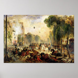 Poster Tentative d'assassinat contre le roi Louis-Philipp