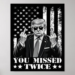 Poster Tentative d'inflation de Trump Trump 2025 Vous ave
