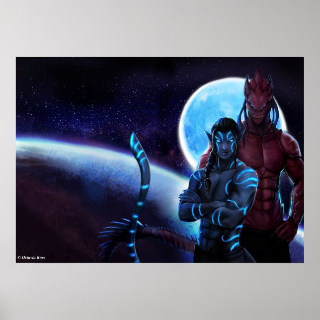 Poster Tenu de l'affiche Deep (Devant)