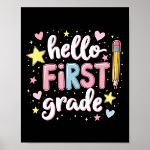 Poster Tenue de rentrée scolaire de 1re année d'équipe