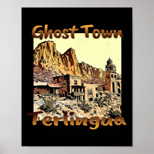 Poster Terlingua Ghost Town Texas A Unique Holiday