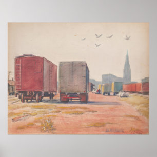 Poster Terminal alimentaire nord de l'Ohio - Kulhanek 195