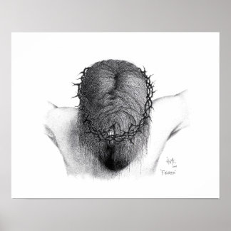 Poster "Terminé" - pointillisme