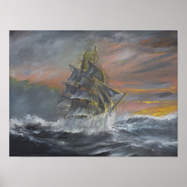 Poster Terra Nova se dirige vers une féroce aurore du ven (Devant)
