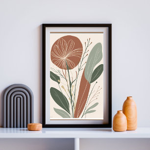 Poster Terracotta Bloom I