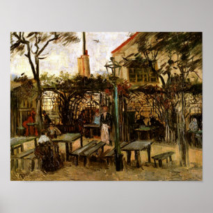 Poster Terrasse du Café Montmartre (F238)Van Gogh Art