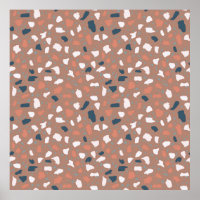 Terrazzo sol motif sans soudure. pierre vintage,