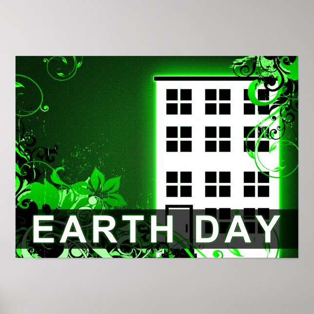 Poster terre day : construction hi-fi (Devant)