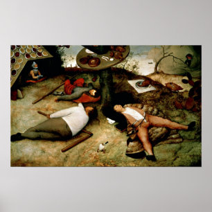 Poster Terre de Cockaigne, 1567