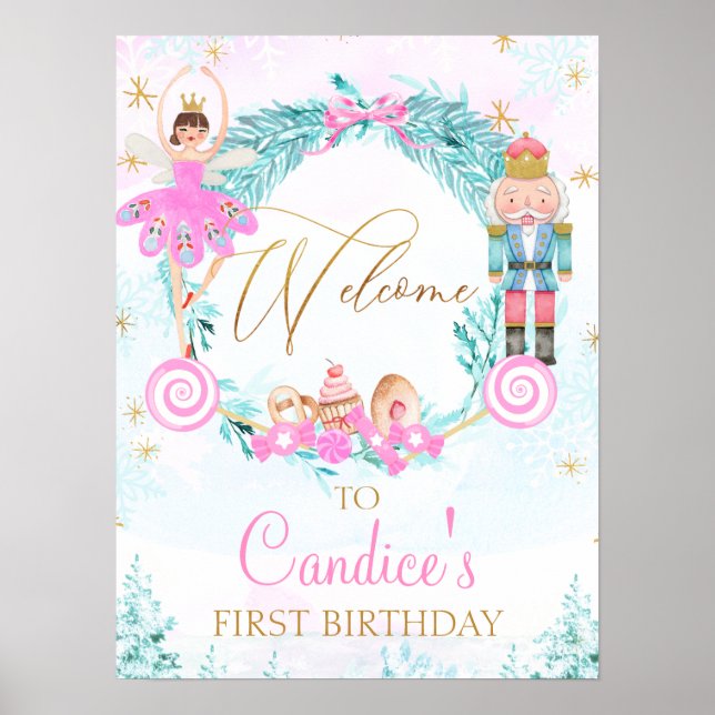 Poster Terre de fleurs douces Casse-noisettes Anniversair (Devant)