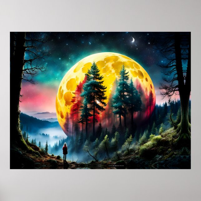 Poster Terre de la lune de mise en scène (Devant)