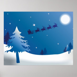 Poster terre des merveilles hivernales