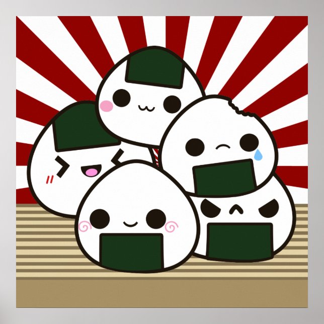 Poster Terre des Onigiri montants (Devant)