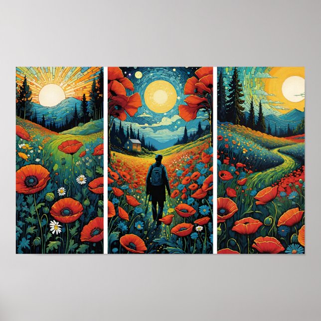 Poster Terre Des Trois Soleils (Devant)