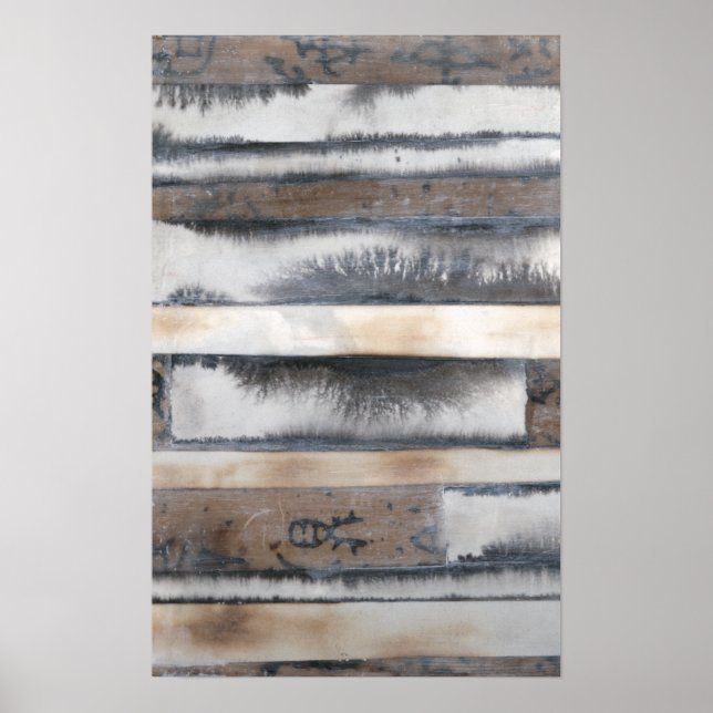 Poster Terre et fumée I (Devant)