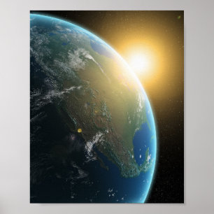 Poster Terre et Soleil