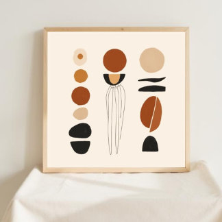 Poster Terre & Forme – Art botanique minimaliste VII