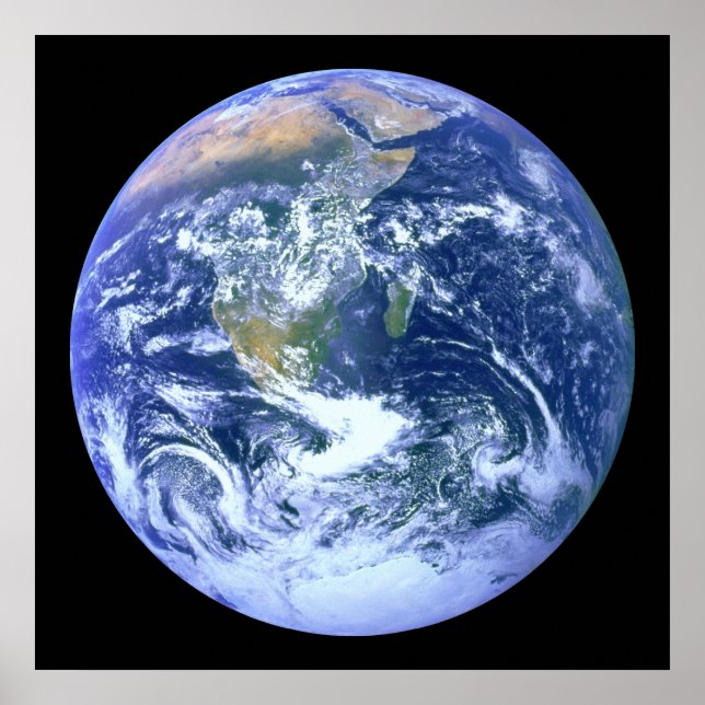 Poster Terre - Le marbre bleu (Devant)