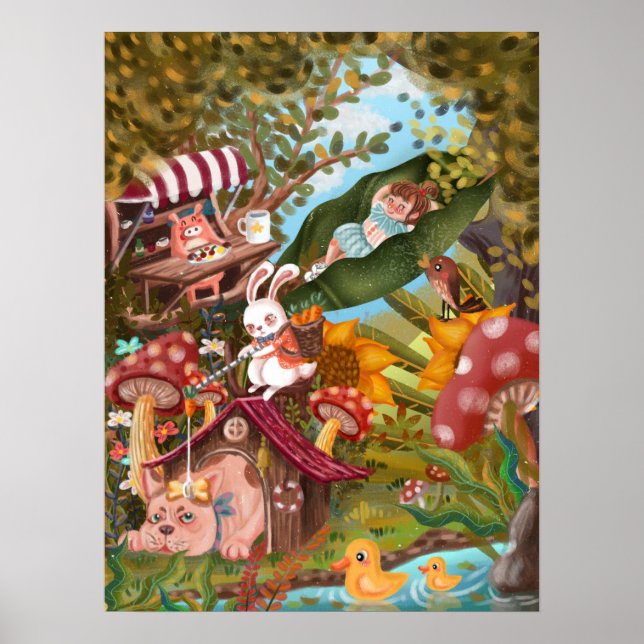 Poster Terre magique (Devant)