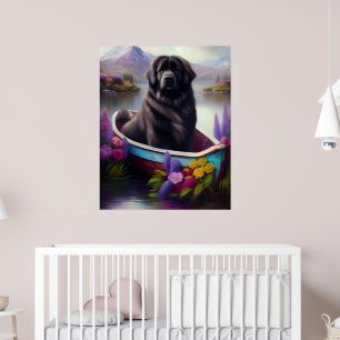 Poster Terre-Neuve sur une pédale : une aventure Pittores