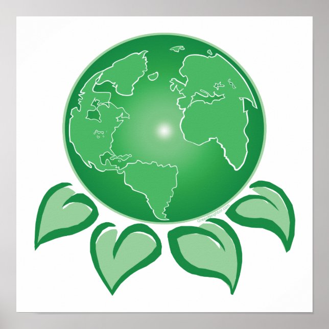 Poster Terre verte (Devant)