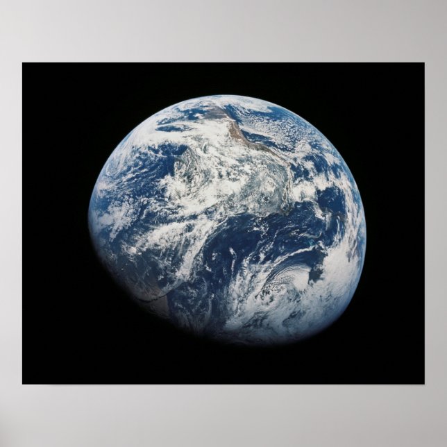 Poster Terre vue depuis Apollo 8 (Devant)