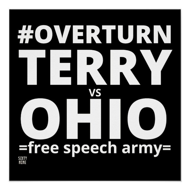 Poster "TERREUR DE RETOUR vs OHIO" (Devant)