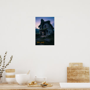 Poster Terreur gothique sombre du crépuscule