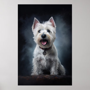 Poster Terrier blanc de West Highland