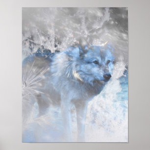 POSTER TERRITOIRE DU LOUP HIVER