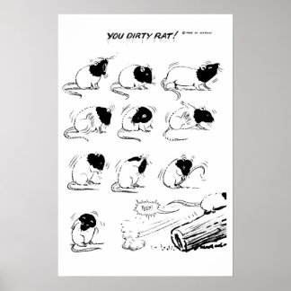 Poster T'Es Sale Rat !