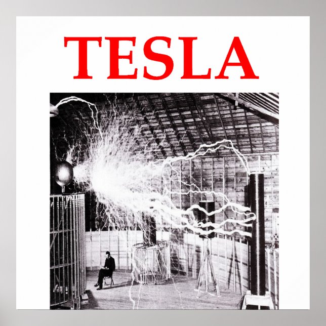 Poster tesla (Devant)