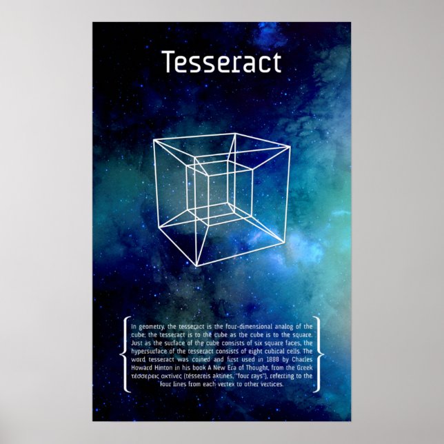 Poster Tesseract (Devant)