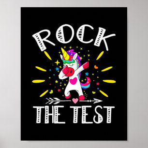 Poster Test Day Rock The Test Teacher Test Day