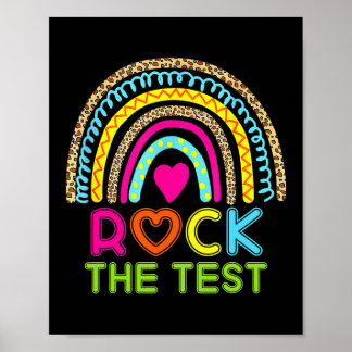 Poster Test Day Rock The Test Teacher Test Day