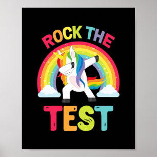 Poster Test Day Rock The Test Teacher Test Day