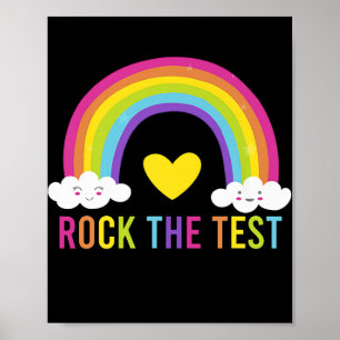 Poster Test Day Rock The Test Teacher Test Day