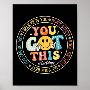 Poster Test Day Vous Avez Ce Rock The Test Teacher Testin