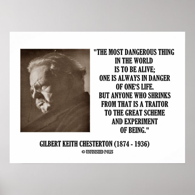 Poster Test de Chesterton Great Scheme (Devant)
