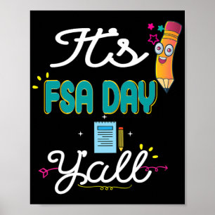 Poster Test Test T Shirt Florida State Test Day Cadeau S
